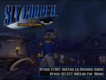 Kaitou Sly Cooper (Japan) screen shot title